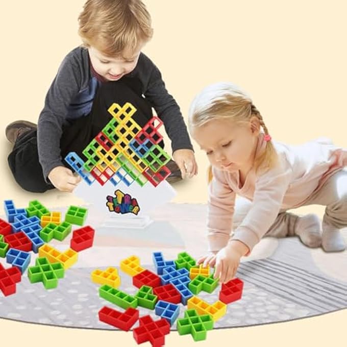 TETRA BALANCE BLOCKS TOWER TOY FOR KIDS - Image 5