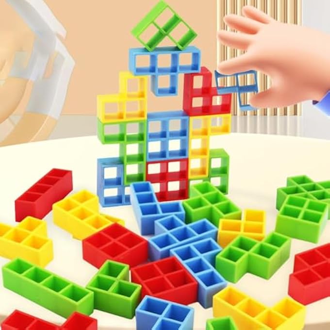TETRA BALANCE BLOCKS TOWER TOY FOR KIDS - Image 4