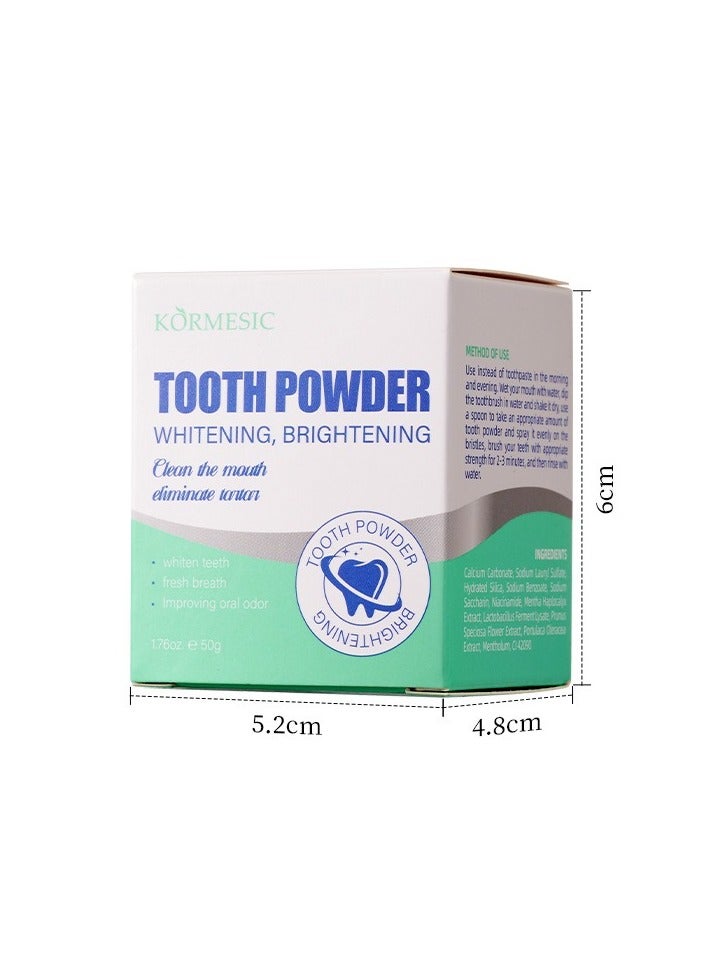 Kormesic البروبيوتيك تبييض مسحوق الأسنان 50g-التبييض الطبيعي - Image 2