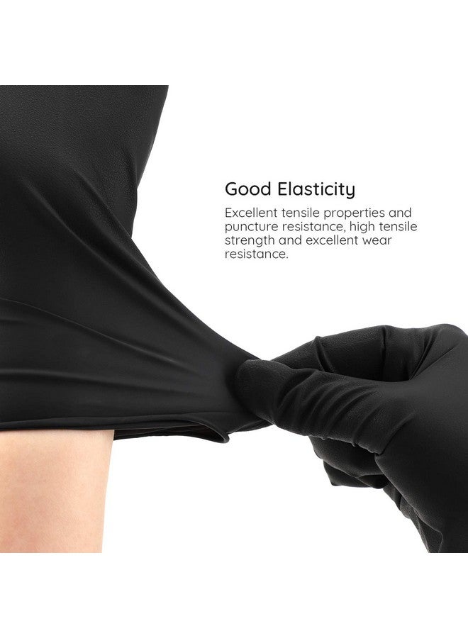 سيج بيوتي قفازات صبغ الشعر Segbeauty، 20 قطعة، قفازات صبغ شعر سوداء قابلة لإعادة الاستخدام، قفازات مطاطية احترافية قابلة للغسل، ملحقات صبغ الشعر لتنظيف المنزل وصالونات صبغ الشعر - متوسطة - Image 4