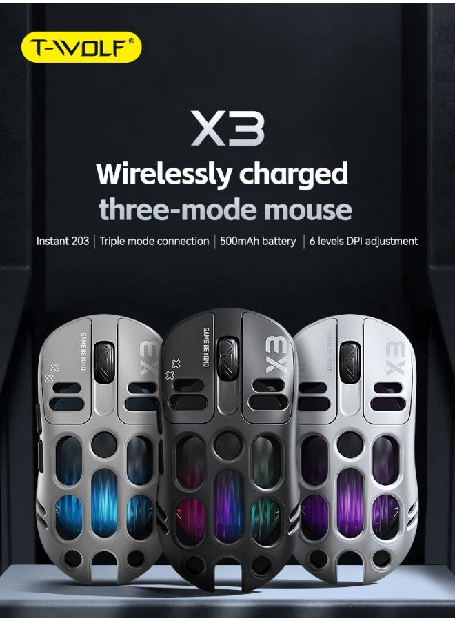 T-WOLF X3 Wireless Gaming Mouse - Image 2