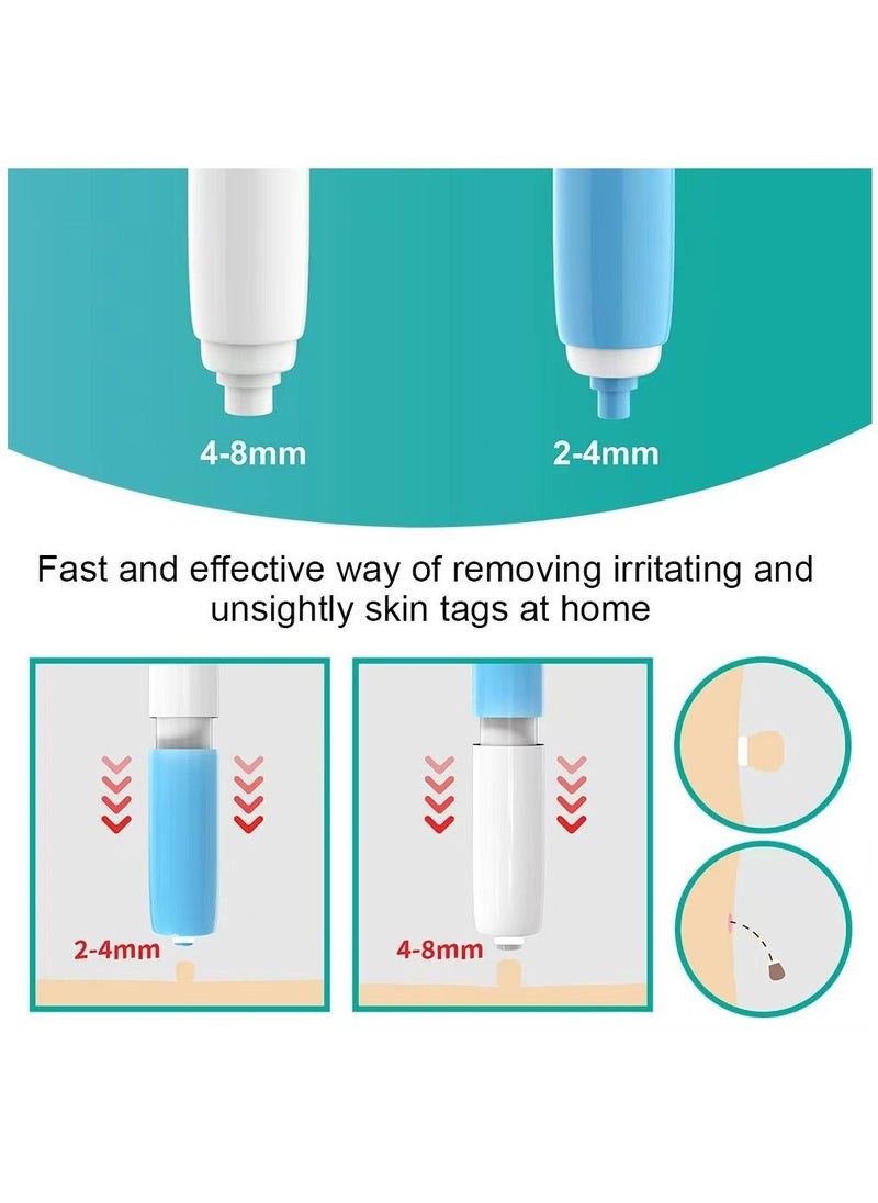 Skin Tag Remover Skin Tag Removal Tool Kit Fleshy Nevus Remover Tool with Micro Skin Tag Bands Smooth Results Skin Tag Remover Device for Small to Medium Skin Tags