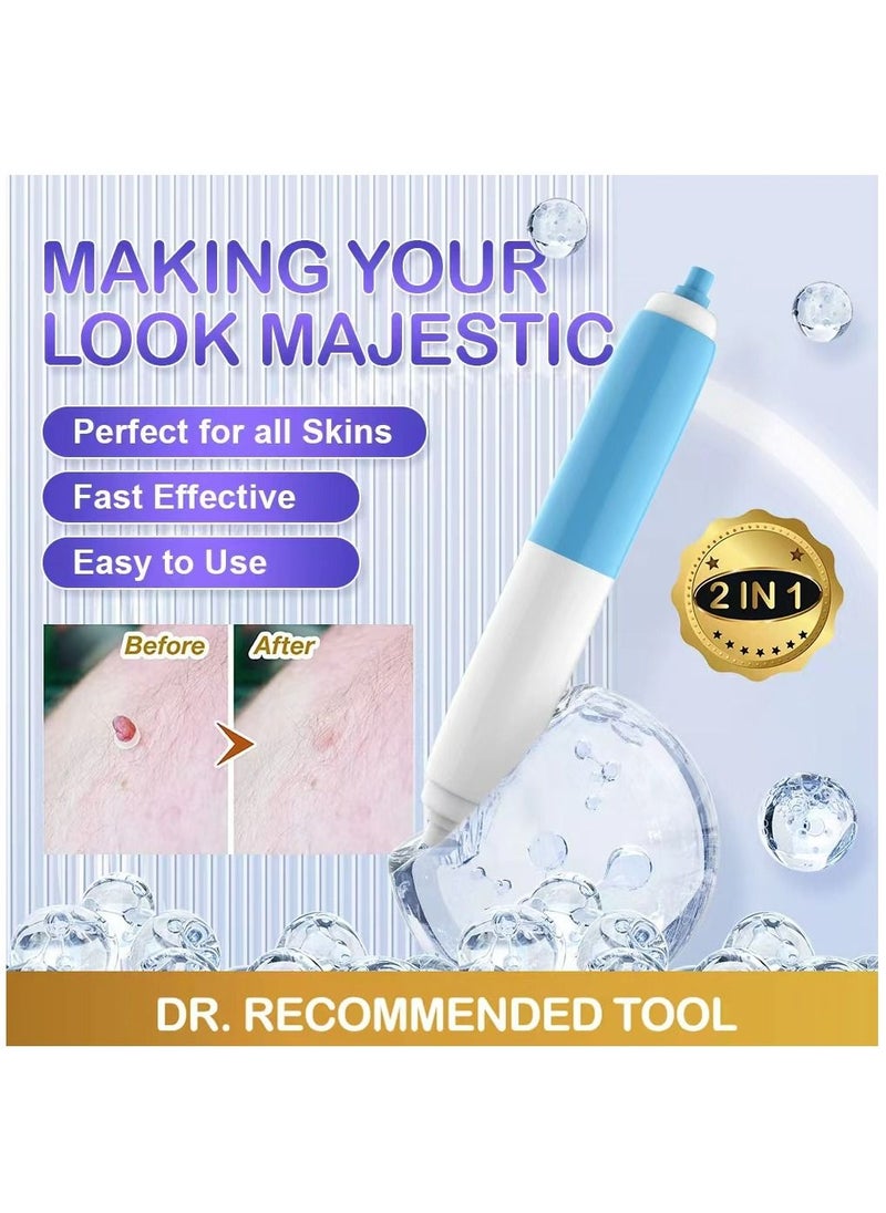 Skin Tag Remover Skin Tag Removal Tool Kit Fleshy Nevus Remover Tool with Micro Skin Tag Bands Smooth Results Skin Tag Remover Device for Small to Medium Skin Tags