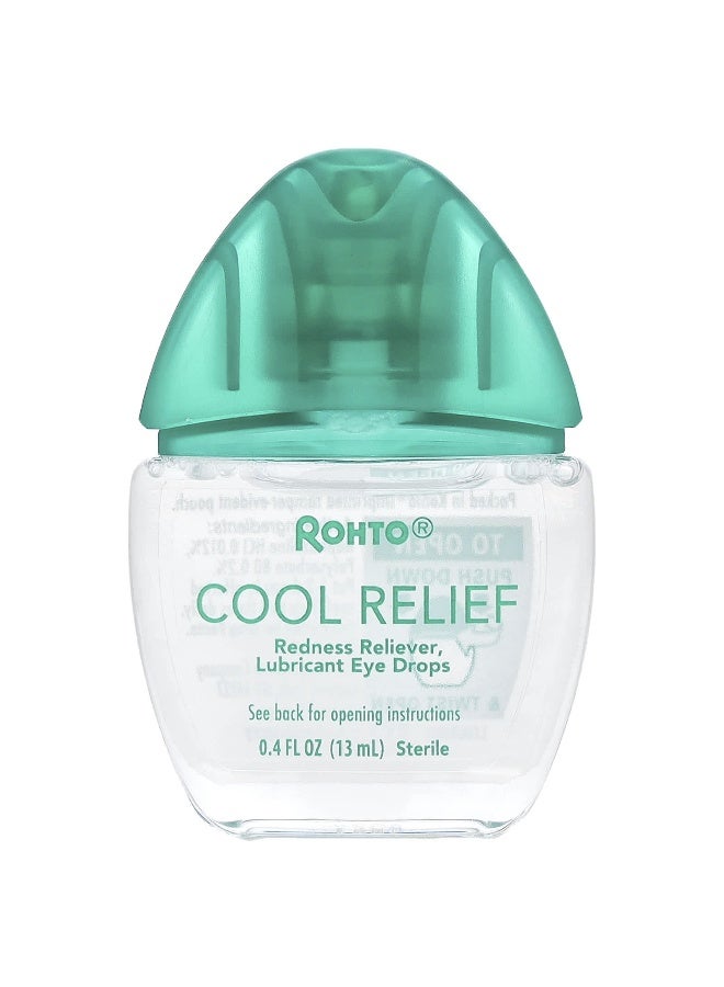 Rohto, Cooling Eye Drops, Cool Relief, 0.4 fl oz (13 ml) (Packaging may vary) - Image 1