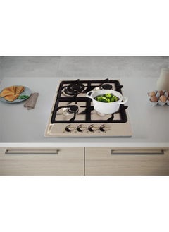kitchen Line Gas Hob - 4 Burners - 60 CM - with Side Switches - Italian - G4013  - Image 3
