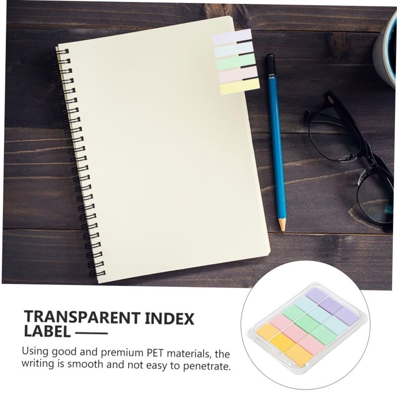 Set Of 1 Colorful Translucent Sticky Index Tabs Reading Markers And Annotating Tabs - Image 4