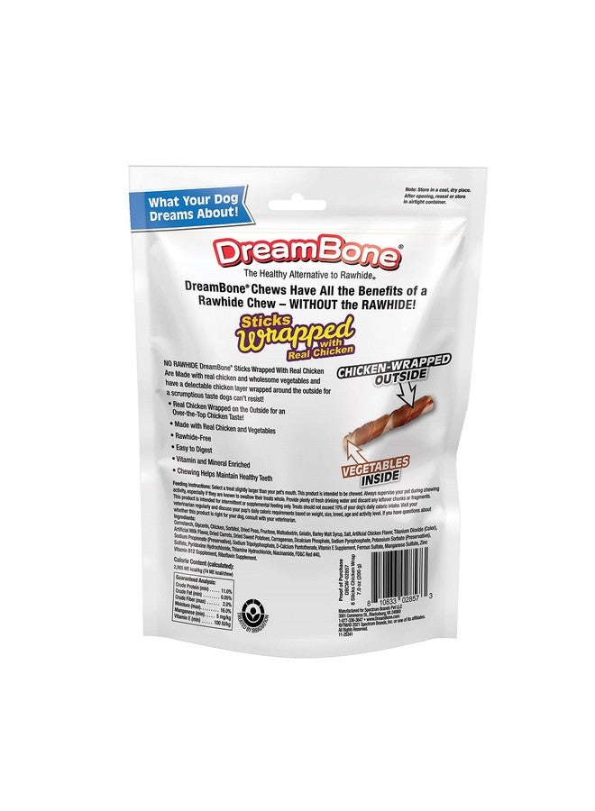 DreamBone ChickenWrapped Chews 8 Count, RawhideFree Chews For Dogs  Large | 8Count - Image 2