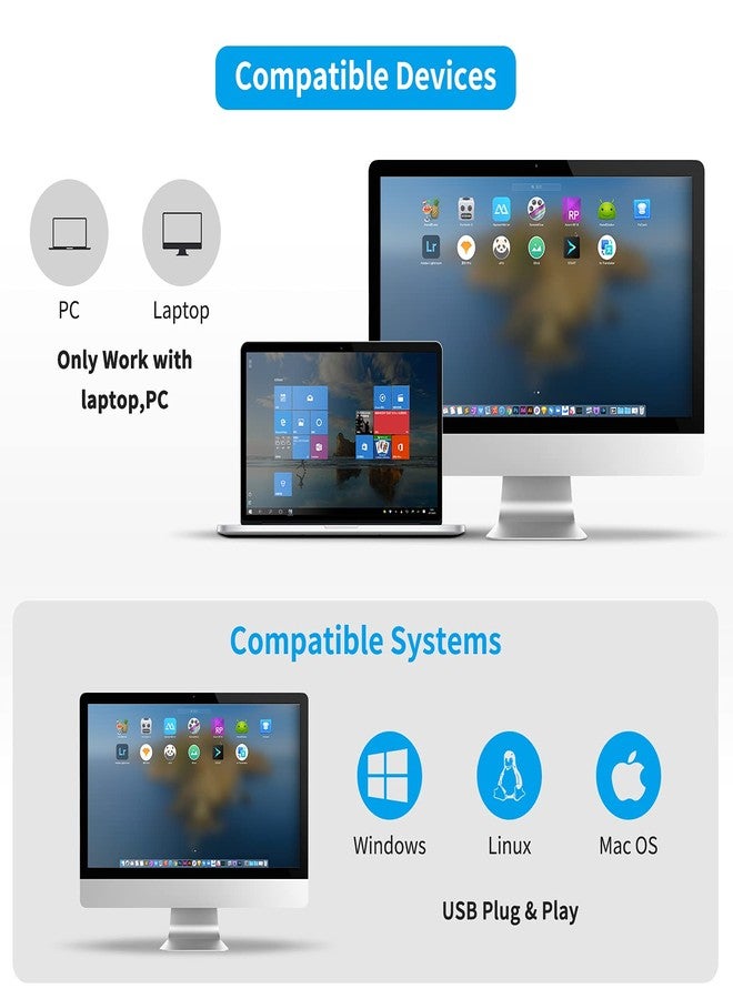 ماسح ضوئي محمول باليد يعمل بمنفذ USB لرموز QR، قارئ رموز NetumScan السلكي التلقائي أحادي وثنائي الأبعاد مع حامل قابل للتعديل للمتاجر والسوبر ماركت والمستودعات (سلكي) - Image 4