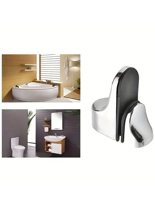 4pcs Adjustable Metal Glass Clamps Fish Mouth Design Tempered Glass Support Brackets - Image 5