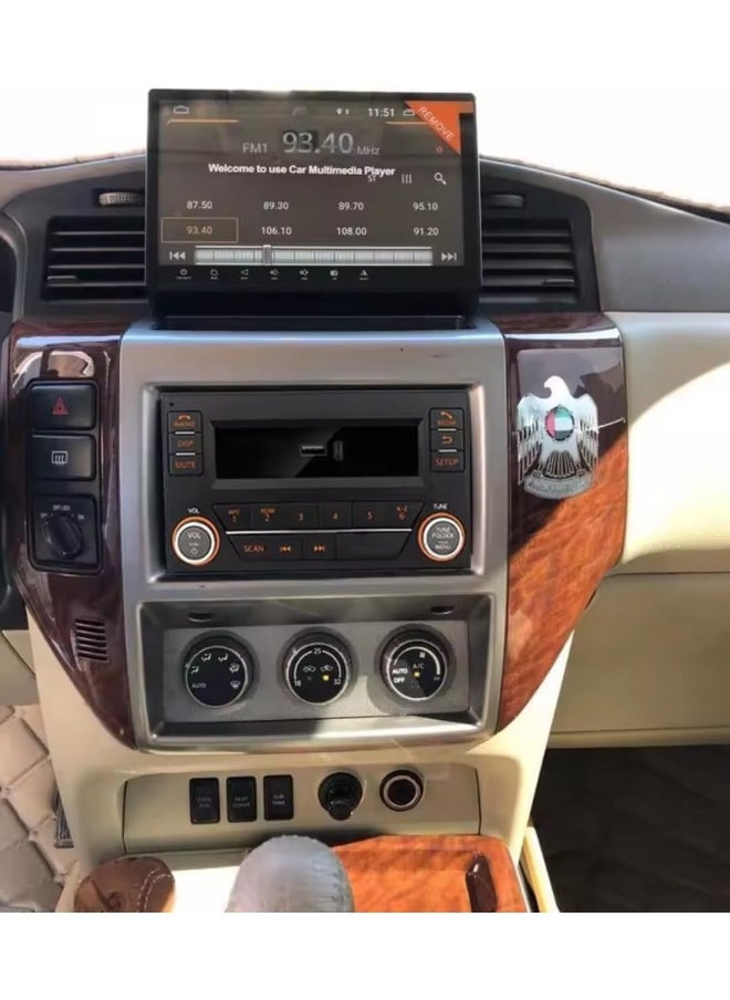 Vierex - Android Car Stereo For Nissan Patrol Y61 Super Safari Radio 4GB RAM 64GB ROM With Apple Carplay Android Auto Wireless WiFi DSP FM&AM Bluetooth AHD Camera Included Fast Interface - Image 1