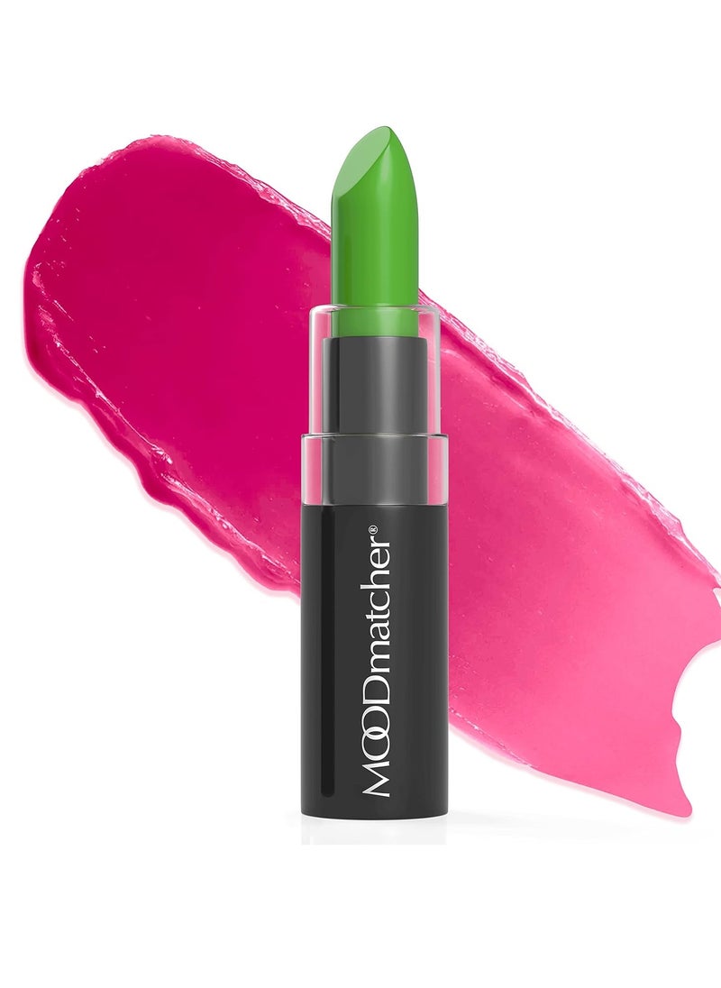 MOODmatcher MOODmatcher Original Color Changing Lipstick – 12 Hours Long-Lasting, Moisturizing, Smudge-Proof, Glamorous Personalized Color, Premium Quality – Made in USA (Green)  - Image 1