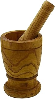 Imusa Imusa IMUSA USA Small Wood Mortar & Pestle  - Image 1