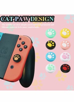 Excefore Thumb Grip Caps 28 Pieces Replacement Cat Claw Analog Stick Cover Soft Silicone Cover for Nintendo Switch Joy-Con Controller  - Image 5
