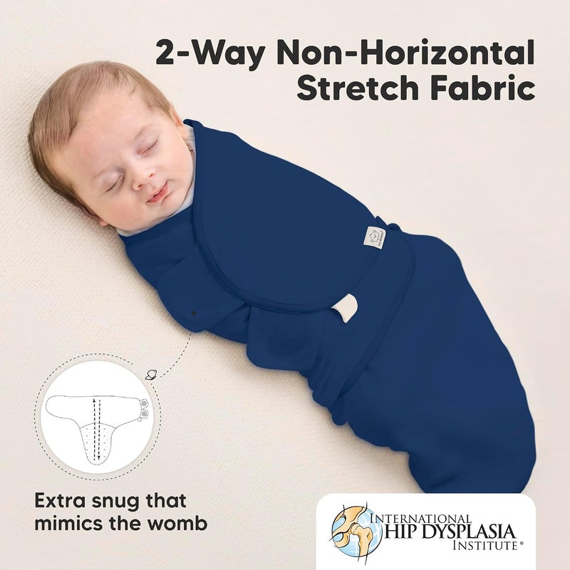 KeaBabies 3-Pack Organic Baby Swaddle Sleep Sacks -Newborn Swaddle Sack, Ergonomic Baby Swaddles 0-3 Months,Swaddles for Newborns, Baby Sleep Sack, Baby Swaddle Blanket Wrap,Baby Essentials (Frost) - Image 5