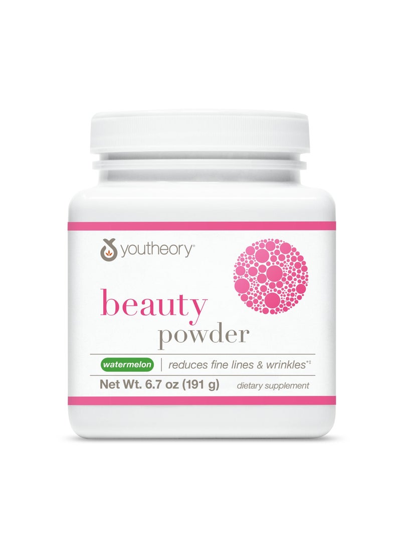 youtheory - Beauty Powder Watermelon Reduces Fine Lines And Wrinkles Net Wt. 6.7 Oz 191 G - Image 1