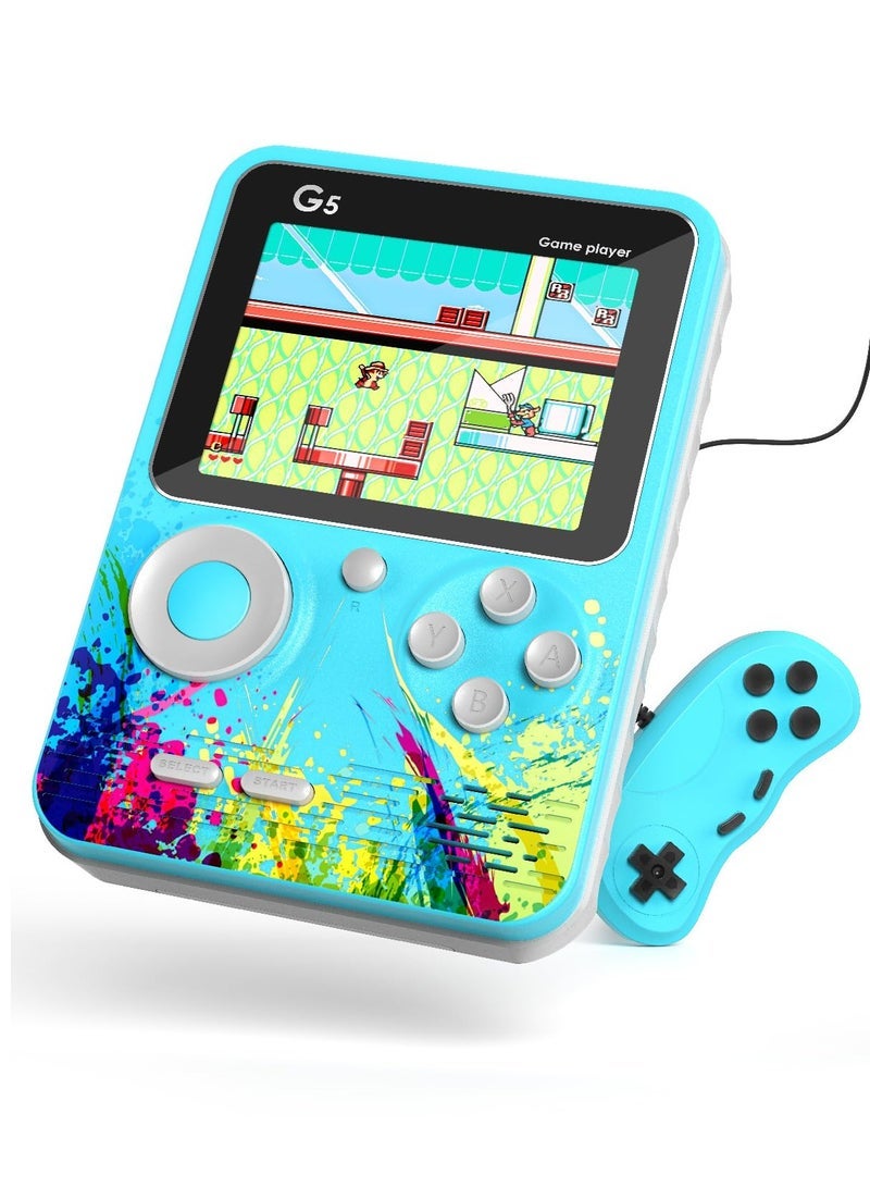 JAJEEK "G5 Handheld Retro Video Game Console with Hundreds of Built-in Classic Games | 3.0'' Display | Portable Gaming Player for Kids & Adults | Rechargeable Battery | Nostalgic Arcade Fun Anywhere" - Image 1