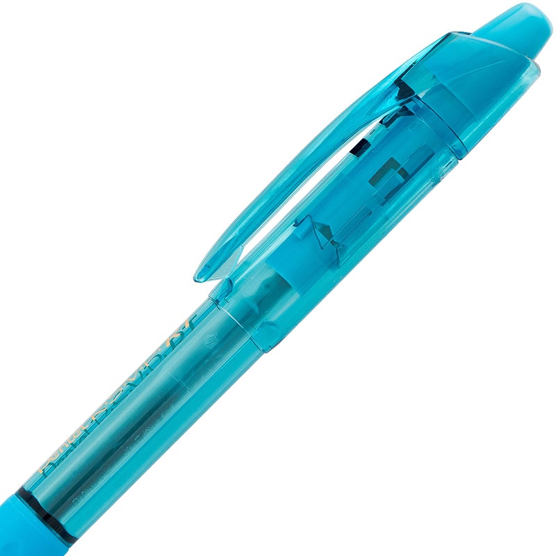 Pentel BK93CRBP8M R.S.V.P. RT Retractable Ballpoint Pen, 1mm, Clear Barrel, Assorted Ink, 8/Pack - Image 3