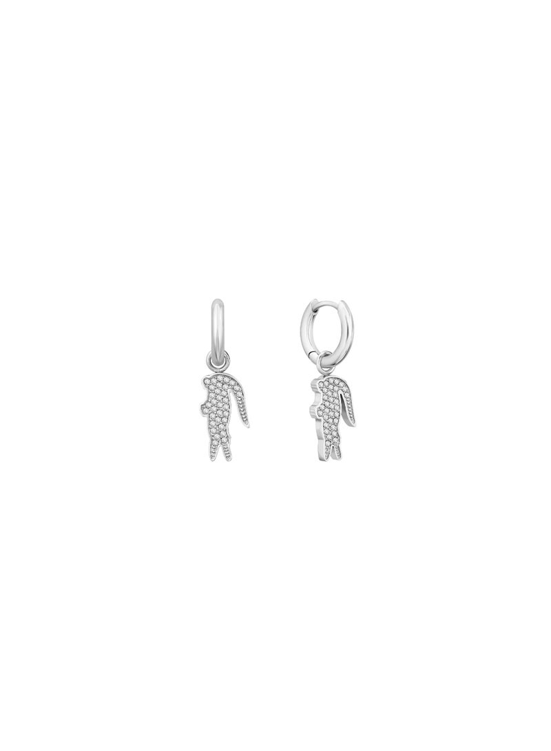 LACOSTE LACOSTE JEWELRY CROCODILE WOMENS HOOPS - 2040283  - Image 1