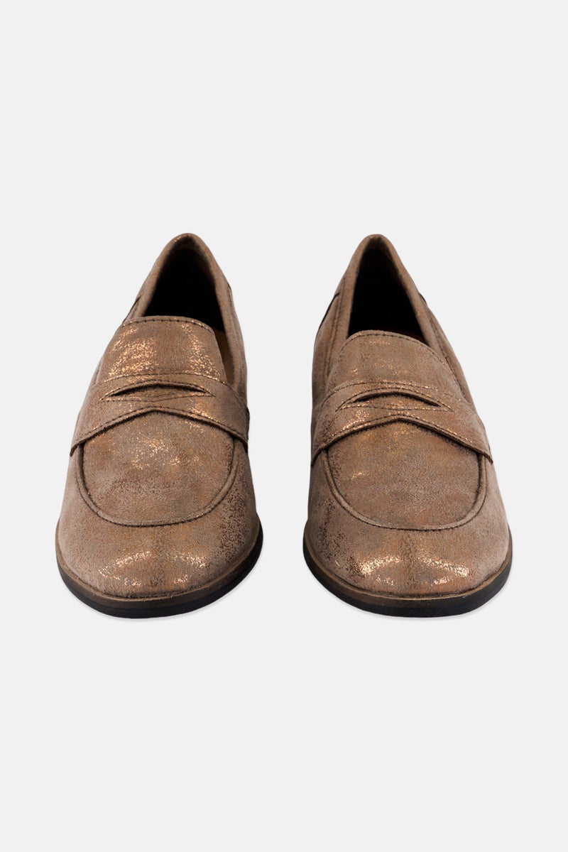 clarks Women Standard Lace Up Casual Shoes, Bronze - Image 4