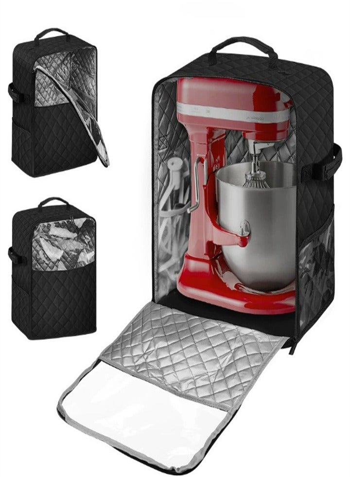 Dust cover mixer (with bottom liner), dust cover (transparent front panel), suitable for stand mixer and extra accessories  - Image 1