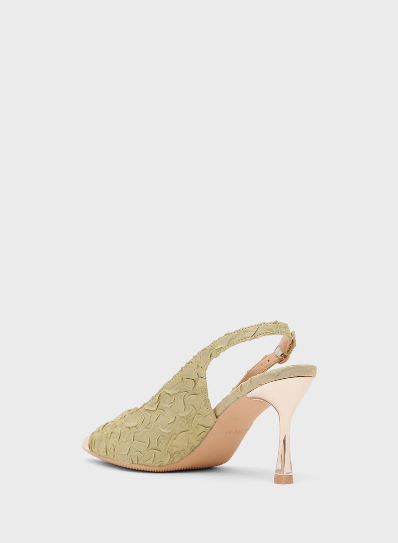 خزانة حذاء بكعب عالٍ بحزام خلفي - Image 3