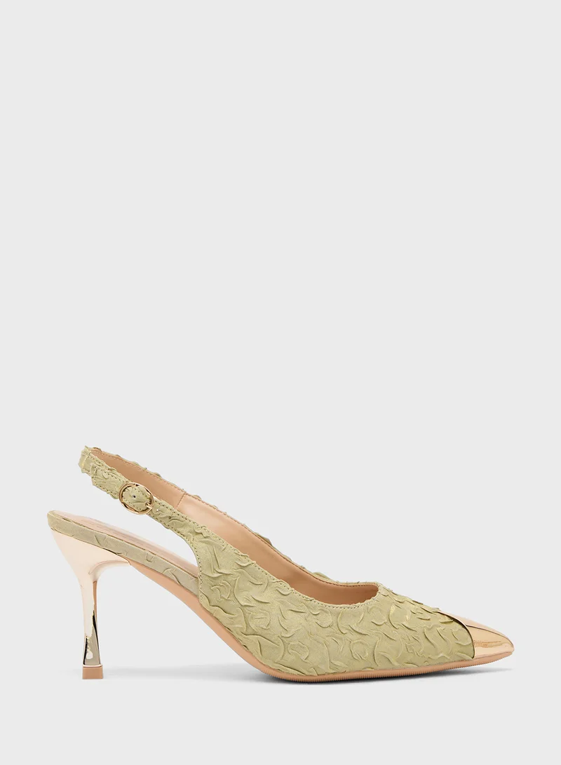 Khizana High Heeled Sling Back Pump