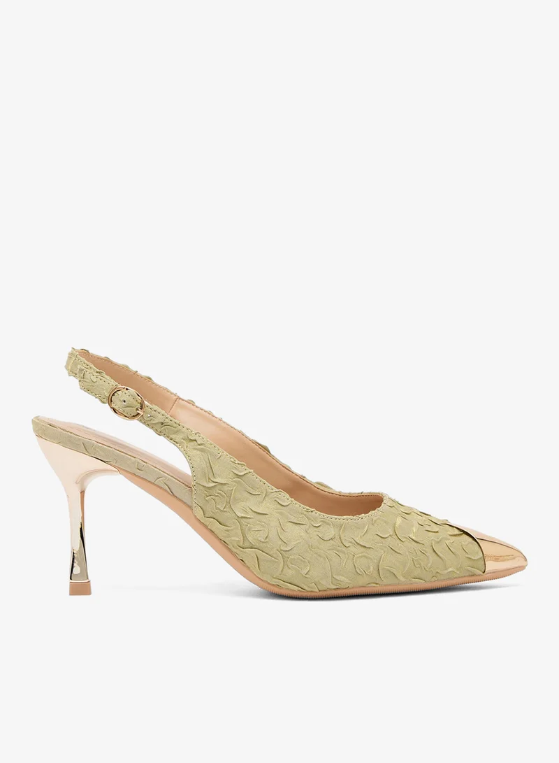 Khizana High Heeled Sling Back Pump