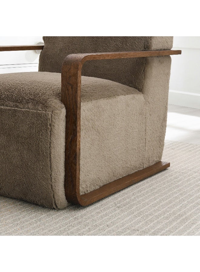 Home Box Belgian Fabric Accent Chair - Image 5
