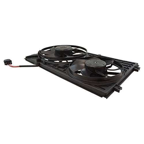 TRQ Radiator Dual Cooling Fan Assembly Compatible with 2012-2014 Volkswagen Beetle 2010-2014 Golf 2005-2014 Jetta 2006-2009 Rabbit VW3120100 - Image 5