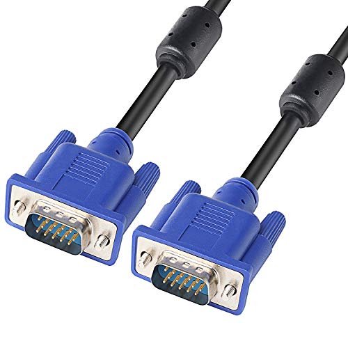 PASOW VGA to VGA Monitor Cable HD15 Male to Male for TV Computer Projector (1.5 Feet) - Image 2