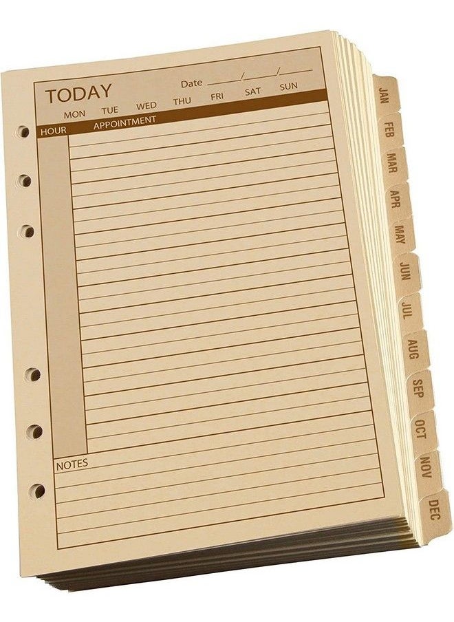 Rite in the Rain - Weatherproof Daily Calendar Set 5" X 7" Tan Sheets 365 Days (No. 9260D) - Image 1