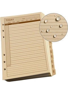 Rite in the Rain Weatherproof Daily Calendar Set 5" X 7" Tan Sheets 365 Days (No. 9260D)  - Image 2