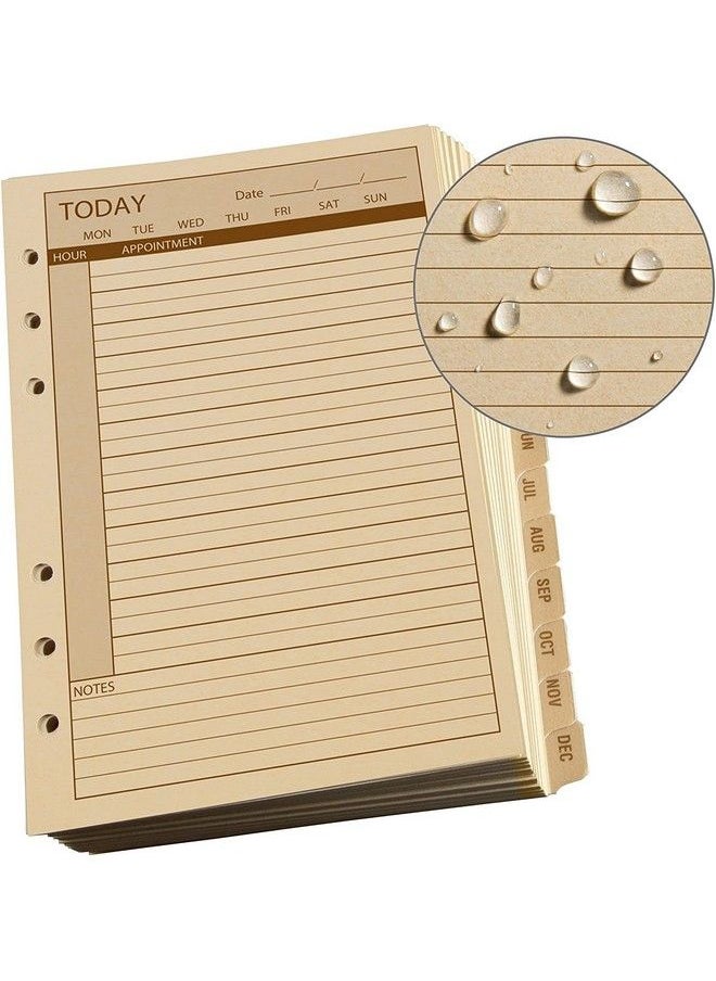 Rite in the Rain - Weatherproof Daily Calendar Set 5" X 7" Tan Sheets 365 Days (No. 9260D) - Image 1
