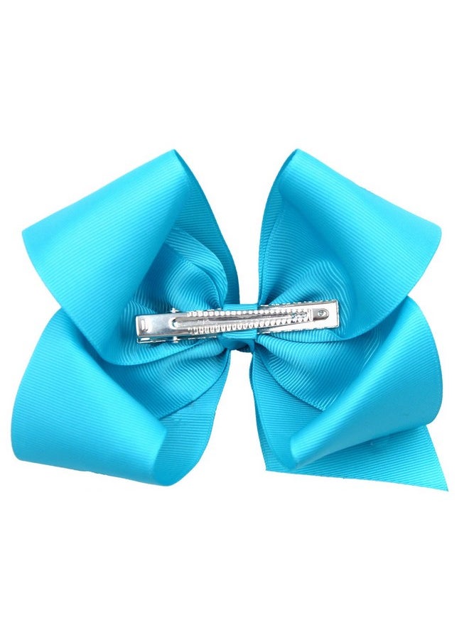 CELLOT - 40 Pieces 6 Inch Hair Bows For Girls Clips Grosgrain Ribbon Boutique Hair Bow Alligator Clips For Girls Teens Toddlers Kids - Image 1