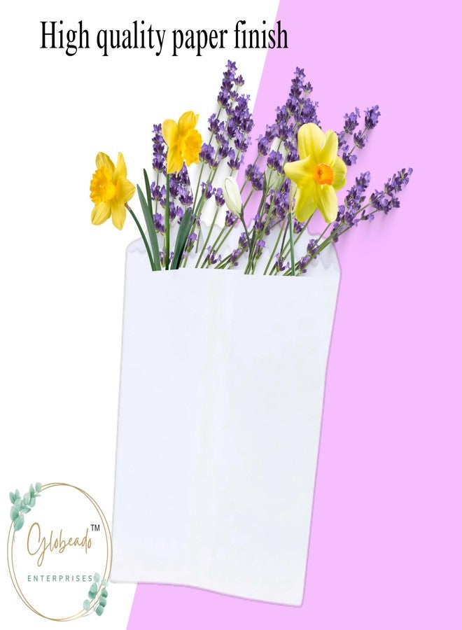 GLOBEADO Butter Paper Covers (5.5 x 8 inch/14X20 CM) Compact White Food & Snacks Storage Parchment Paper Bags Single Use - Keep Your Goodies Fresh ! Multipurpose|Non-Stick, Non Toxic - Image 3