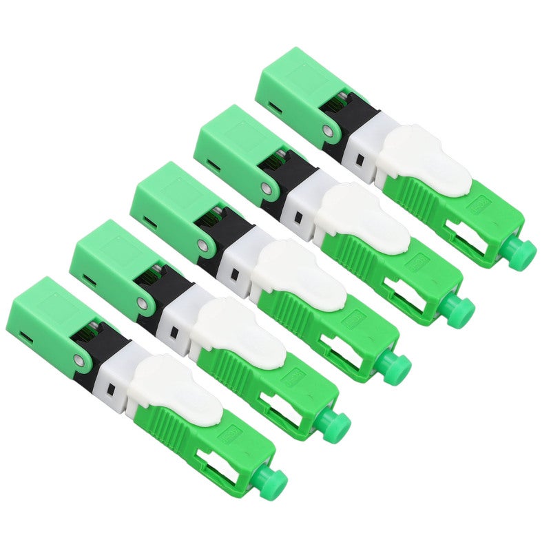 SC Fiber Optic Fast Connector 20-Pack Low Insertion Loss - PTB Material Single Mode Quick Installation for FTTH Projects - Image 2