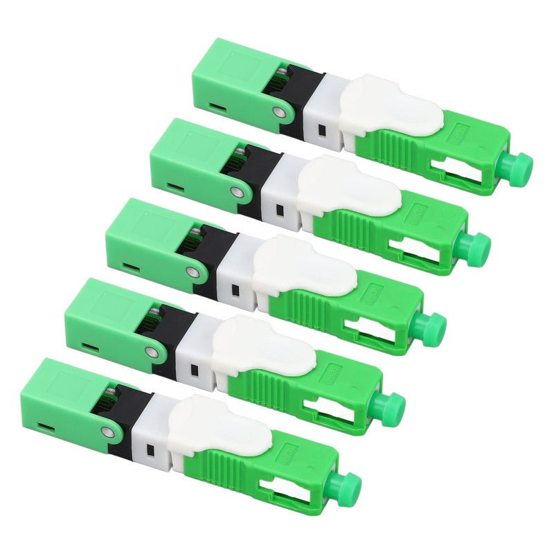 SC Fiber Optic Fast Connector 20-Pack Low Insertion Loss - PTB Material Single Mode Quick Installation for FTTH Projects - Image 3