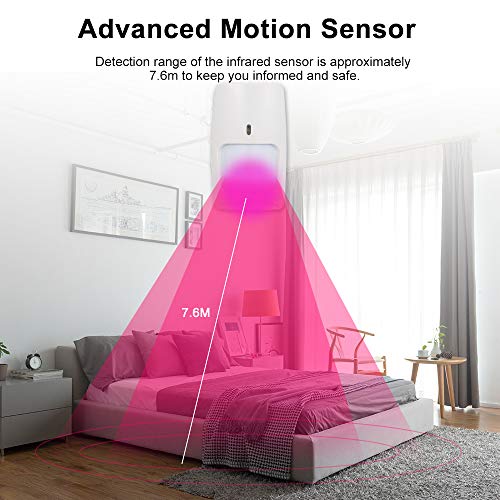 Sunydog Wired Infrared Motion and Micro Detector Wall Mounted PIR Motion Sensor Pet Immunity for Home Burglar Security Alarm System - Image 3