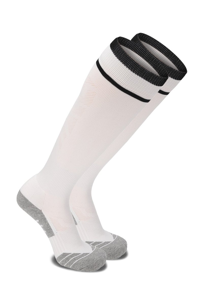 جناح السماء جوارب رياضية للجنسين تصل إلى الركبة، قابلة للتنفس، ضاغطة، أنبوبية صلبة، جوارب رياضية لكرة القدم، 1/2/3/4 أزواج للشباب والبالغين