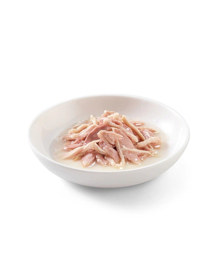 Schesir 14pcs Cat Can Broth-Wet Food Tuna with Chicken 14x70g - Image 2