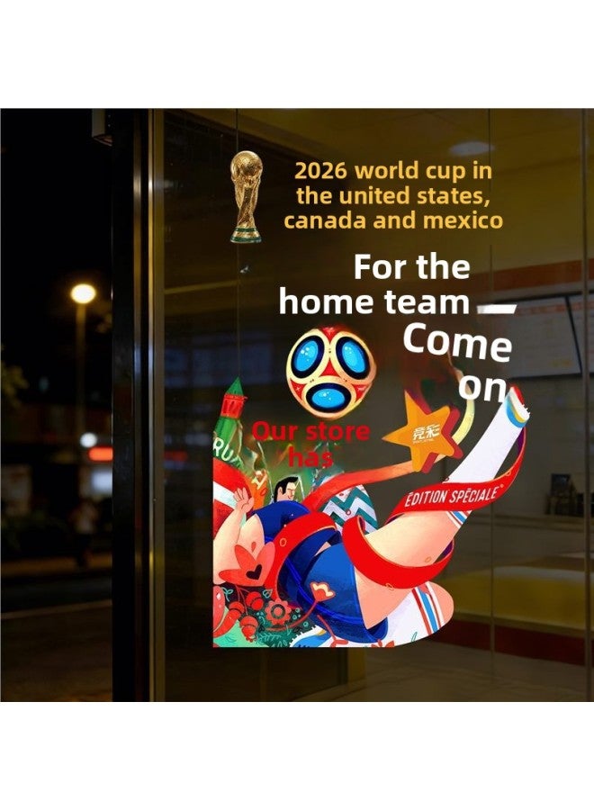 ديكورات وأجواء مستوحاة من كأس العالم 2026 - المواصفات: صغير، اللون: S12-12080 - Image 3