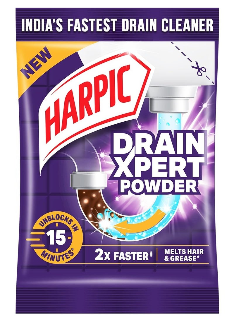 Harpic 50g Drain Xpert Drain Cleaner Powder - Image 1