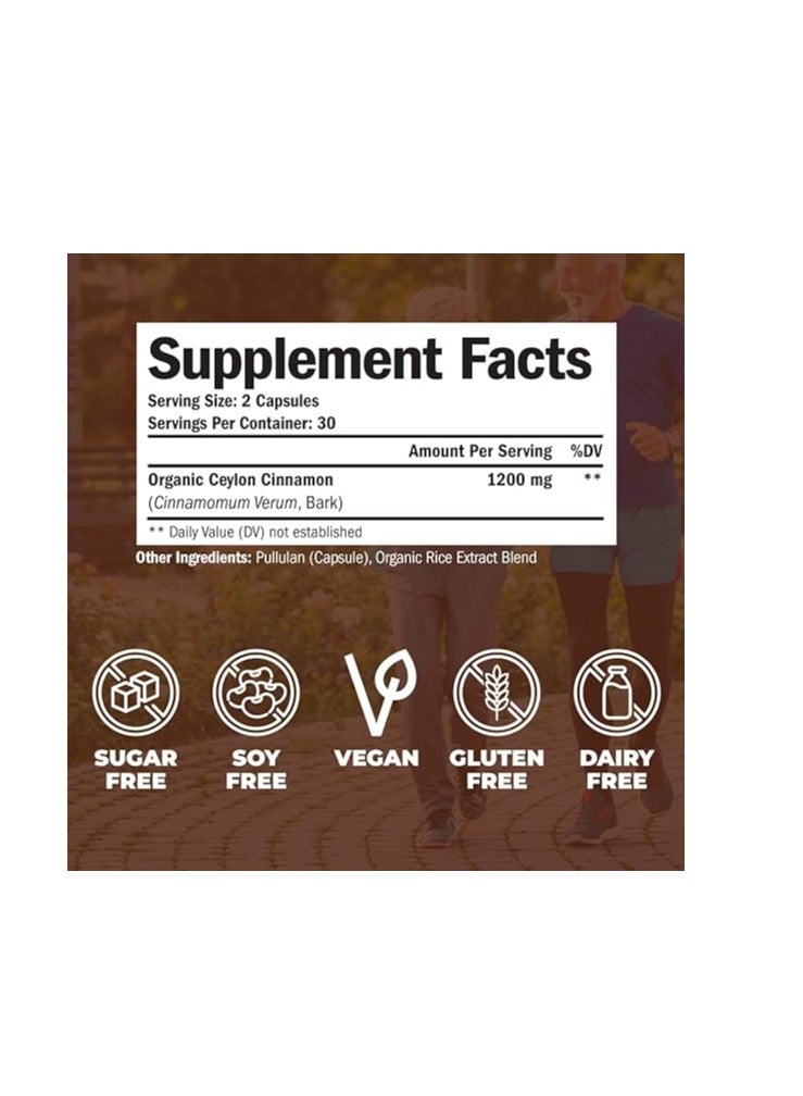 Vimerson Health True Ceylon Cinnamon Supplement, 60 Capsules - Image 2