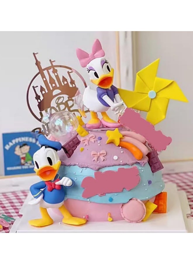 TPGP 1 Count Acrylic Glitter Cake Decorating Topper - Happy Birthday Pink Castle  - Image 3