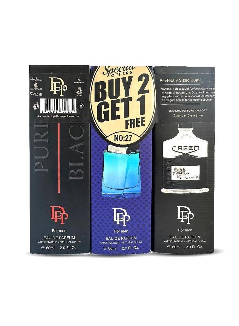 Diamond Special Offer Buy 2 Get 1 Free NO.27 For Men - Image 1