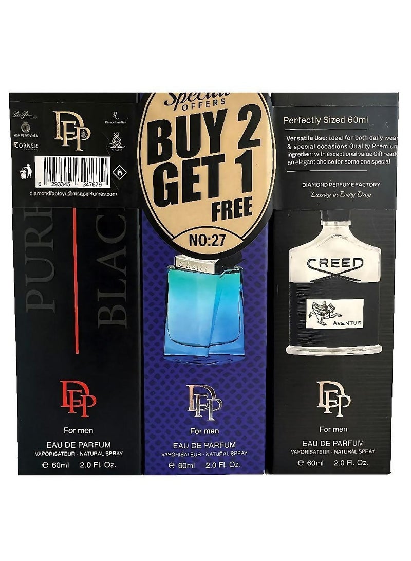 Diamond Special Offer Buy 2 Get 1 Free NO.27 For Men - Image 3
