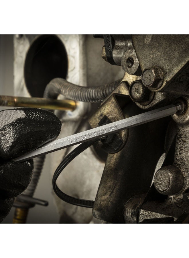 SATA GL09105A 9-Piece Metric Long Ball Point Hex Key Set - Image 4