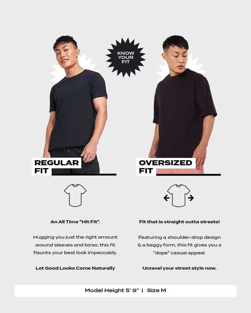 bewakoof  Men's White Legend Typography Oversized T-shirt for Men | Best Price UAE