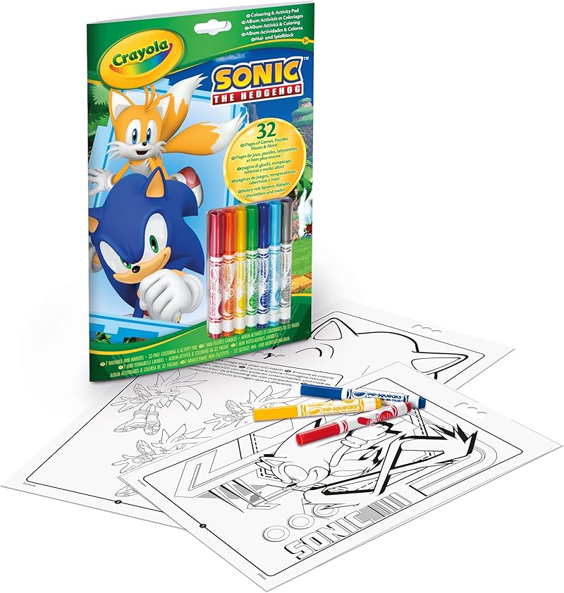 كرايولا  سونيك اكتيفيتي  كولورينج البوم  كولوورينج باجيس اند  ميني واسهابلي فيلت تيب بينس