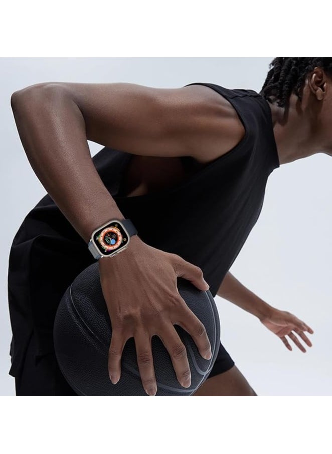 FARROBIZZ - Pack Alpine Loop Compatible With Apple Watch Band 49mm 45mm 44mm 42mm 41mm 40mm 38mm, Women Men Nylon Sport Solo Loop Rugged Strap with G‑Hook for iWatch Utral Series 8 7 6 5 4 3 2 1 SE - Image 1
